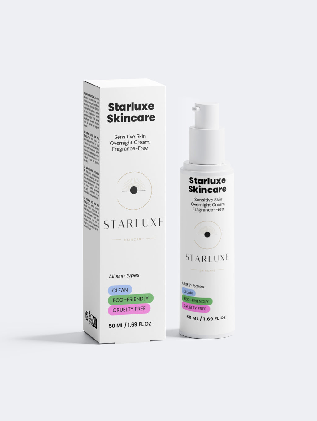 Sensitive Skin Overnight Cream, Fragrance-Free