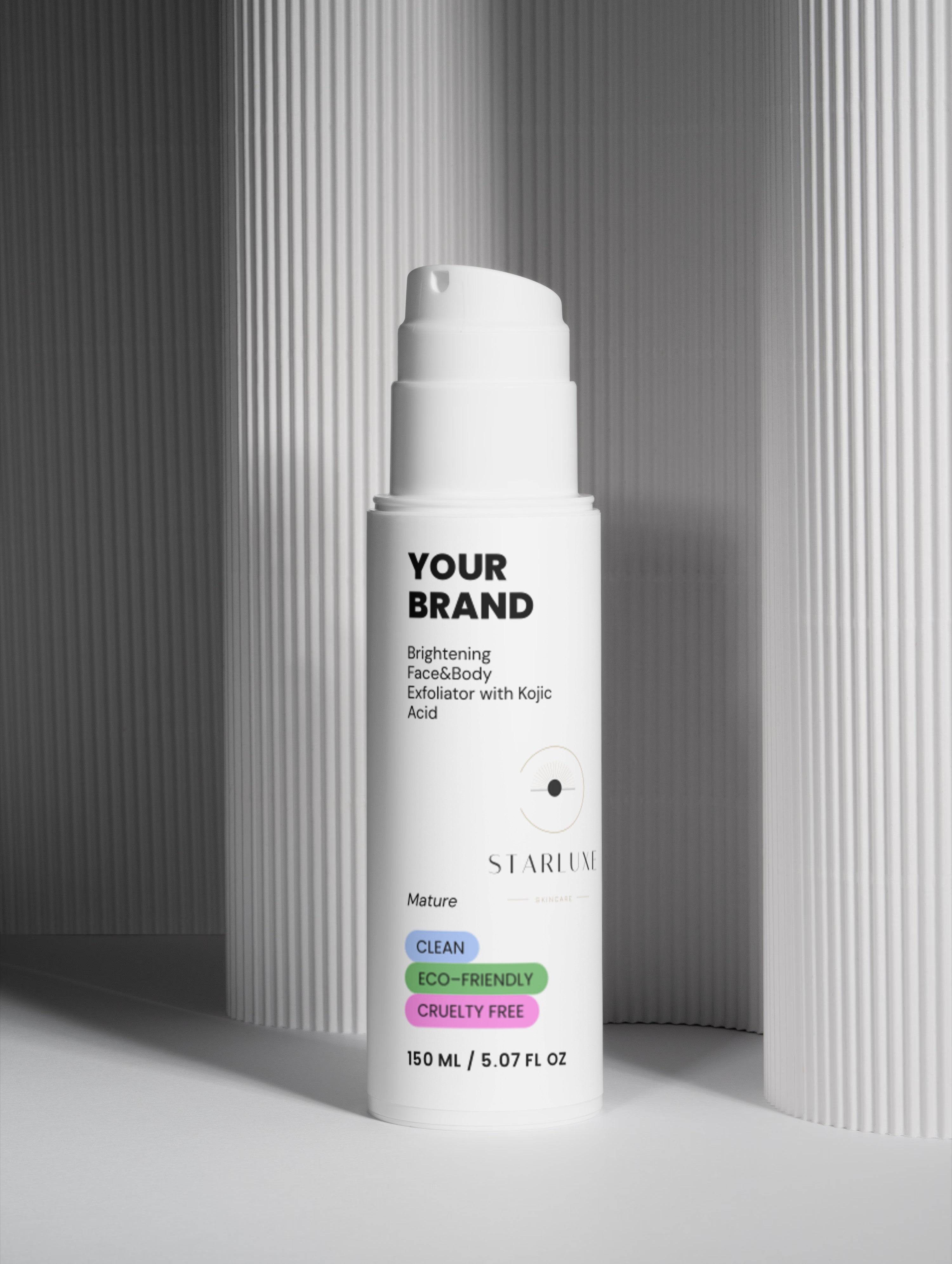 Brightening Face&Body Exfoliator with Kojic Acid