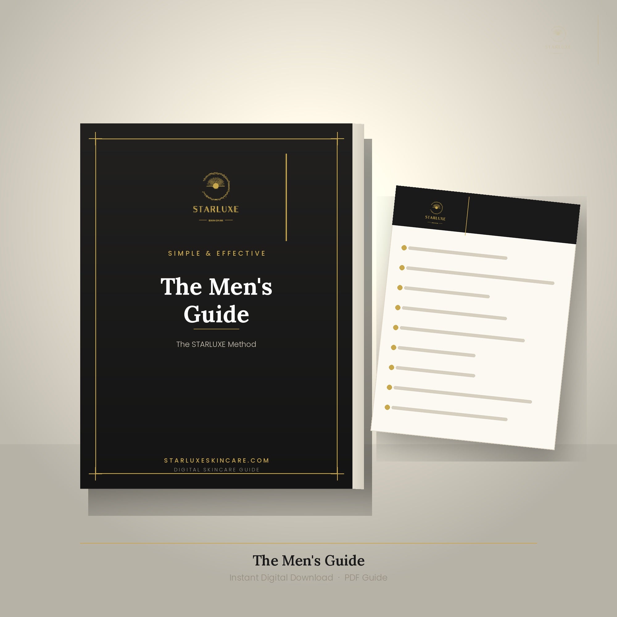 The Men's Skincare Guide — Simple 3-Step Routine (Digital Download)