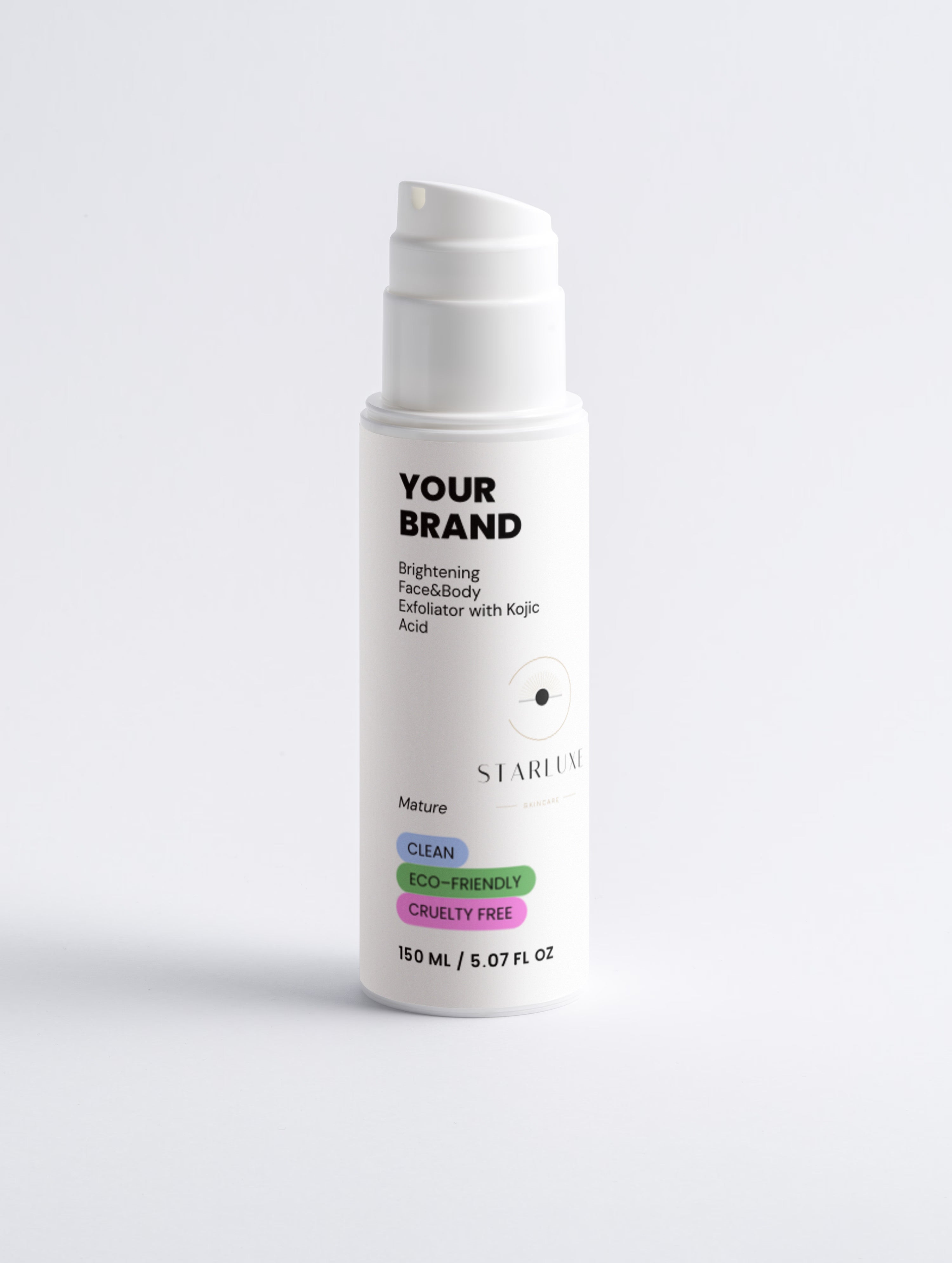 Brightening Face&Body Exfoliator with Kojic Acid
