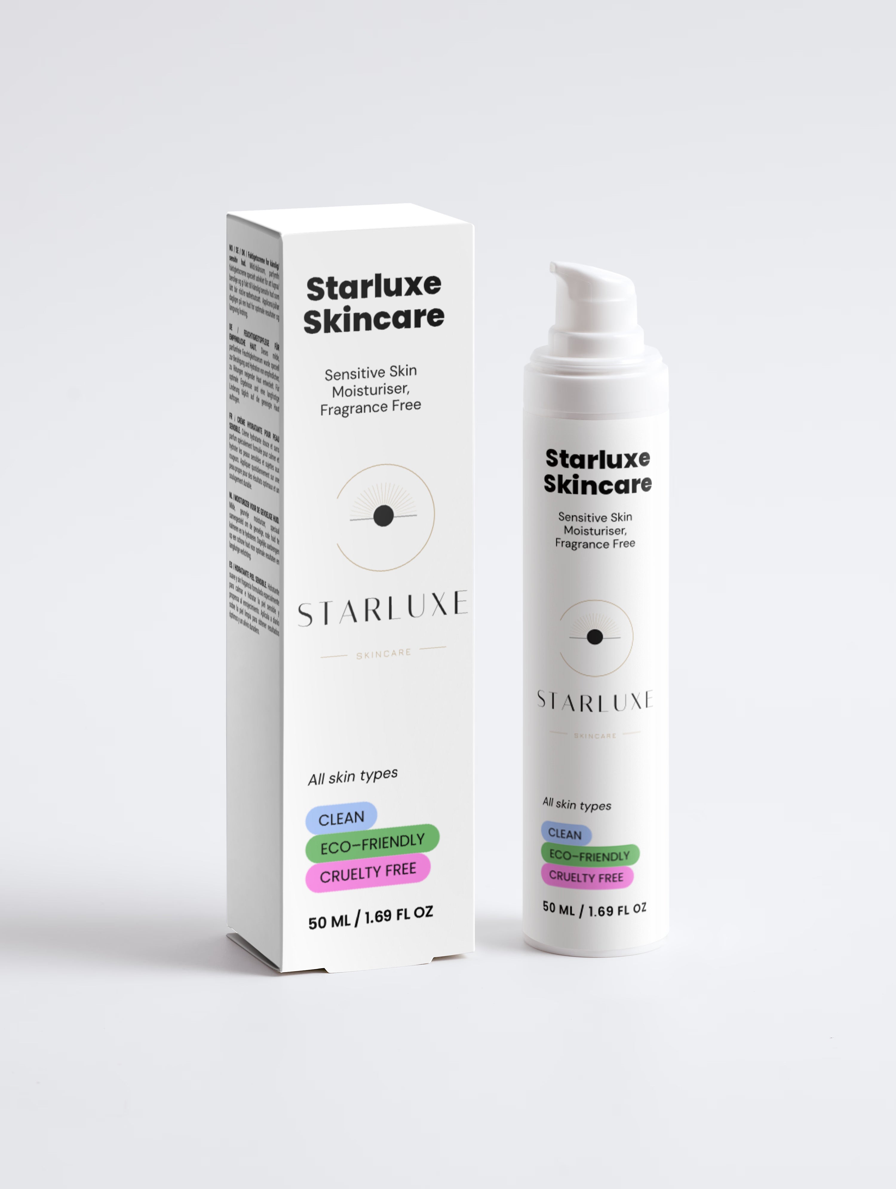 Sensitive Skin Moisturiser, Fragrance Free